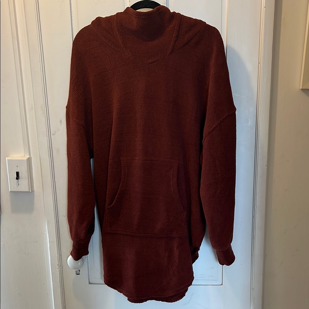Free People Beach Brown Long Sleeve Dress